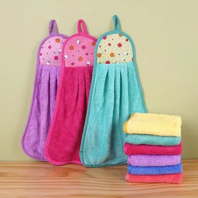 Cotton Microfiber Multicolour Hand Towel